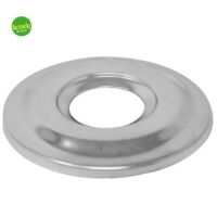 Rosetta copri tubo Ambra 1/2 x 6 cm cromata