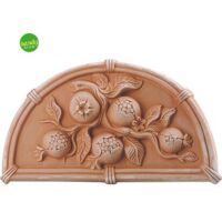 Decorazione in terracotta Antico Mestiere pannello decoro melograno