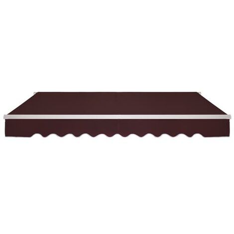 2.5x2 m Retractable Awning Wine Red