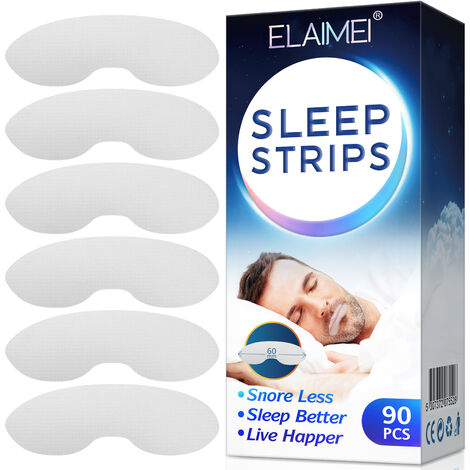 Anti Snoring Sleep Strips Disposable Mouth Strips Tape Reduce Mouth Dryness Sore Throat Snoring Solution 90pcs
