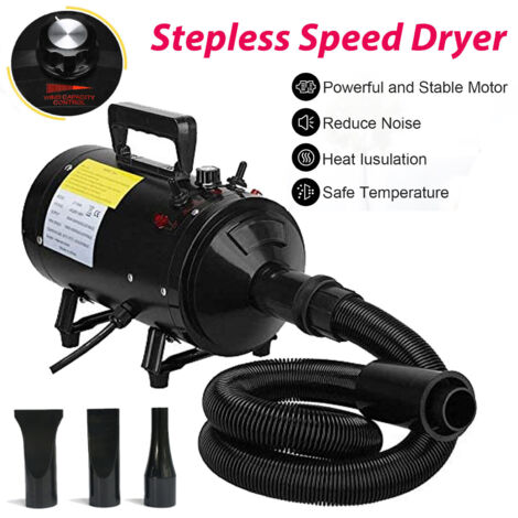 Haustier Hunde Blaster Motorrad Trockner Motorrad Fahrrad Auto Schneegebläse DIY