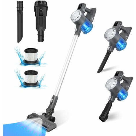 Cordless Stick Akku Staubsauger Hoover Upright Bagless Handstaubsauger 12000mAh