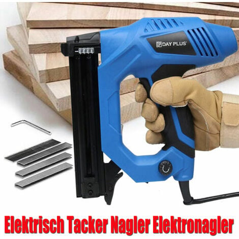 Elektrotacker und Nagler Elektro Tacker 2 IN 1 Klammergerät Klammern & Nägel