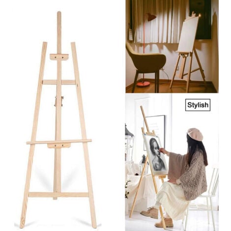 Sudnsadaks Staffelei 160cm - Portable Künstler Staffelei Mit Tragetasche Schwarz