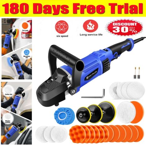 5-in-1 Bohnermaschine - Scheuern, Polieren, Saugen