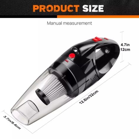 Kabelloser Staubsauger Auto Staubsauger 3800W Power Sauger USB Wiederaufladbar