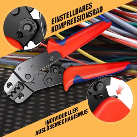 Kabelschuhe Wasserdicht Lötfreie Kabelschuh Presskabelschuh Flachstecker Mit Zange Crimpzange Kabelschuhe Unisoliert
