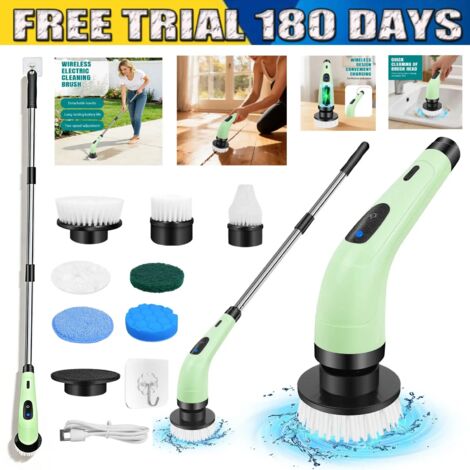 Elektrische Reinigungsbürste Spin Scrubber Küche Badezimmer Rotierender Scrubber (1/5)