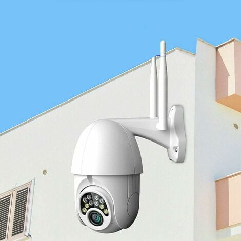 Wifi Camera 1080P Weiß Version Outdoor Überwachungskamera WLAN Funk IP Camera EU 