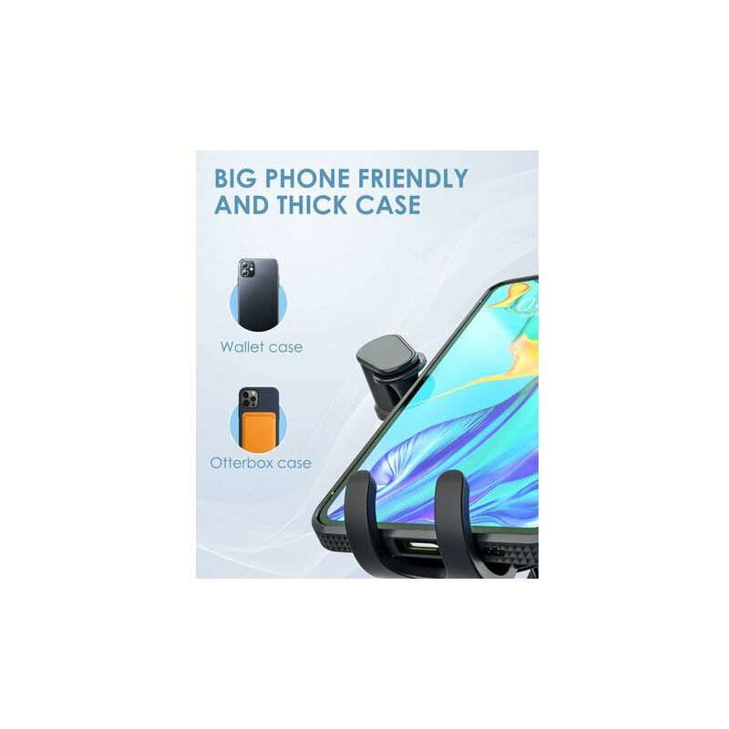 Support de téléphone portable pour voiture, super stable, crochet de  ventilation amélioré, support de téléphone portable pour voiture, mains  libres