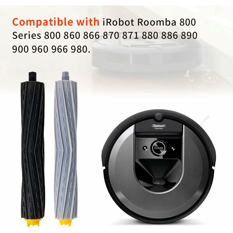 Kit de remplacement de brosses Pièces détachées compatibles avec Irobot  Roomba Series 800 860 870 880