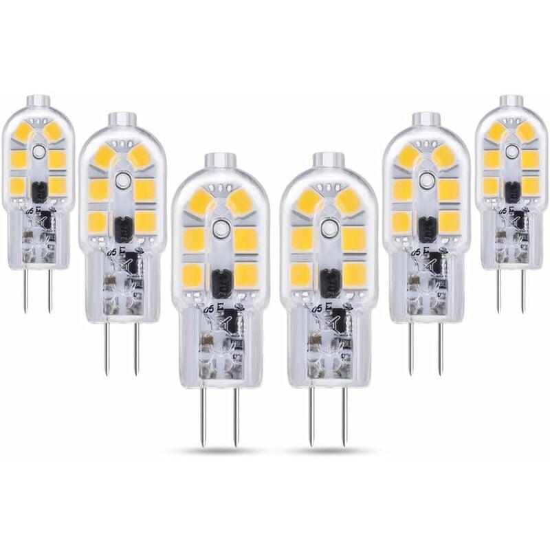 Lampe LED G4 silicone 1W8 COB 12VDC blanc froid diamètre 10 mm à 3,90€