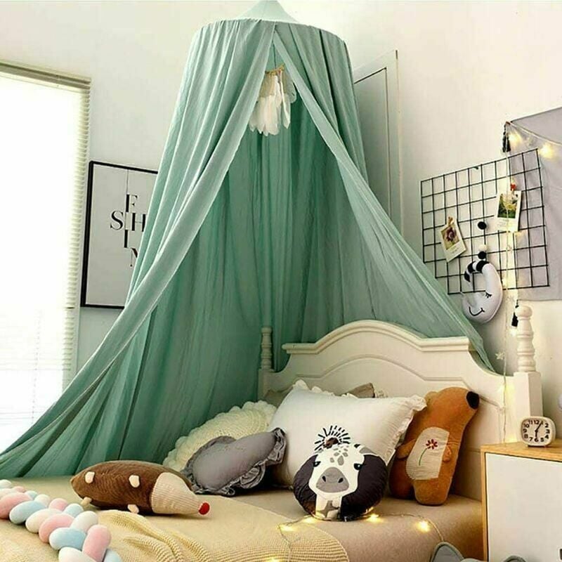 Ciel de lit bébé Lit à baldaquin moustiquaire pare-chocs enfants auvent  chambre moustiquaire bébé
