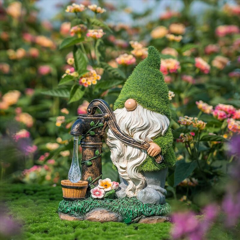 Belleelo Décoration extérieure de Statue de Nain de Jardin, Paysage  Miniature de Nains de Jardin féeriques, Figurine drôle de GNOME sur  Champignon, Cadeau Parfait, matériau en résine, ajoute du : :  Jardin