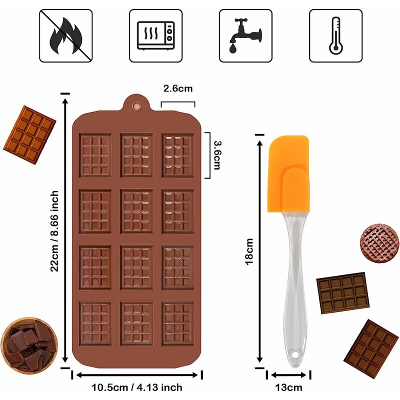 Moule à chocolat en Silicone 14 formes outils de cuisson moule à gâteau  antiadhésif gelée et bonbons 3D bricolage meilleurs outils Moules à gâteau  - Type C-30