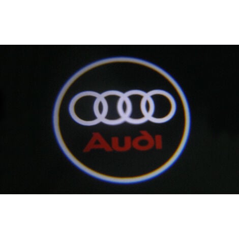 Convient pour la lumière de bienvenue Audi Aodi A4la5a6l lumière d'ambiance  A7a8lq3q5q7 lumière de Projection Laser de porte (2 paquets)