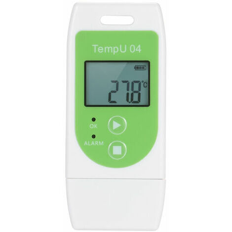 Thermomètre Enregistreur de données Multi-usage USB Enregistreur de  température Réutilisable enregistreur de température avec capacité  d'enregistrement de 32 000, vert