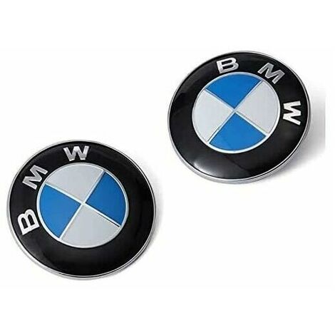 Lot de 2 applicables pour capot et coffre BMW Emblems