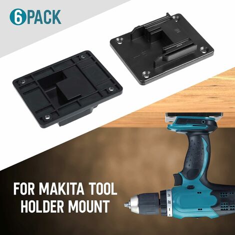 6Pièce Support Machine/Porte-Outils pour Makita 18V & pour Bosch  18V,Support de Machine pour Outils de perçage,Outil De Montage Mural pour