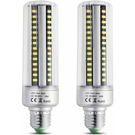 Ampoule LED E27 25W Blanc Chaud 3000K, Haute Luminosité 2500LM, Equivalent  Halogène 200W, Non Dimmable, Ampoule