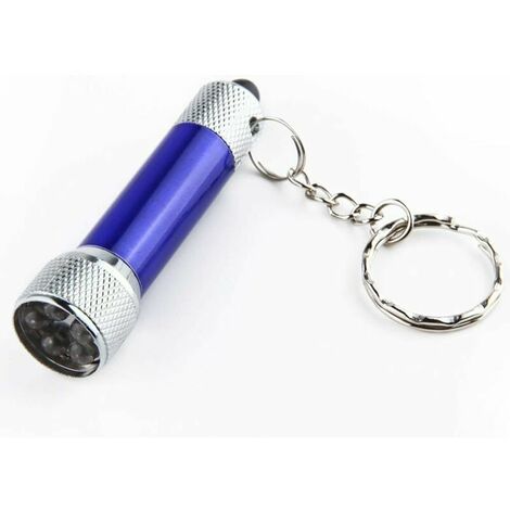 Mini torche de poche Portable, porte-clés, lampe de poche