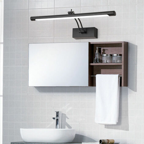 Lampe de salle de bain moderne sans fil avec lumière LED 9W 40CM Applique  murale étanche