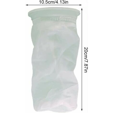 2 filtres en nylon pour réservoir d'eau de pluie IBC, filtre lavable pour  couvercle de réservoir IBC en nylon (10.5*20cm)