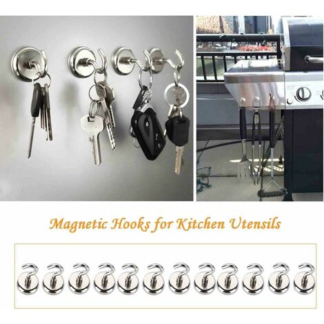 Crochets magnétiques pour clés ou torchons vendu par 2