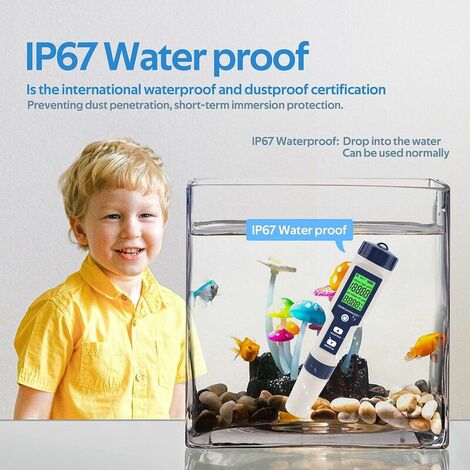 Kit de test d'eau potable 16 en 1, kits d'analyse de l'eau pour l'eau  potable 100 pcs bandelettes de test d'eau, fr