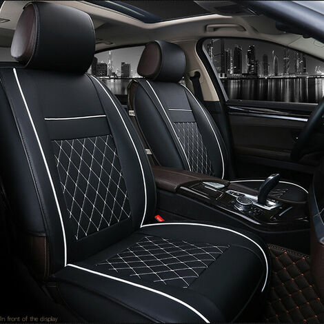 Peugeot 207, Housse siège auto, sièges avant, noir, gris