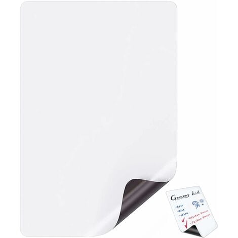 Feuille A3 autocollante tableau blanc auto-adhésif et magnétique mur