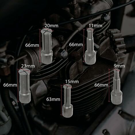 9-23mm Extracteur de Roulement de Roue Moto, Extracteur de Roulement  Intérieur（5 clips ouverts PCS)
