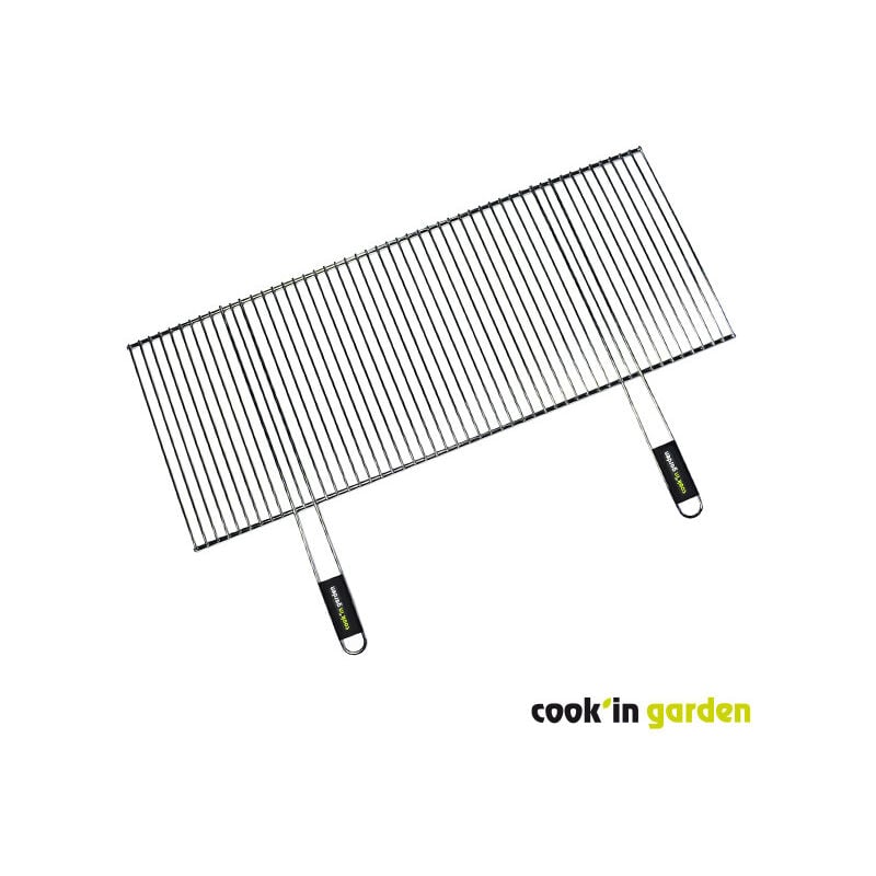 Cookin Garden Gr028 rejilla de acero recortable 100 x 40 cm universal grille barbecue 2 100x40