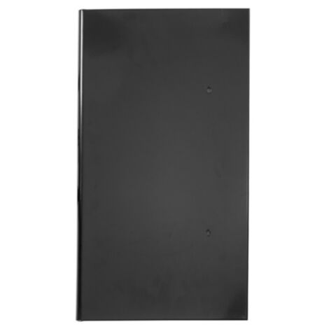 Puerta negra de alto brillo para fregadero y barbacoa Fidgi -
