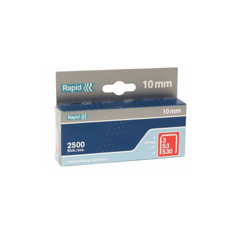 RAPID 11858825 RAPID NO. 53 GRAFFE A FILO FINE 10 MM, ACCIAIO