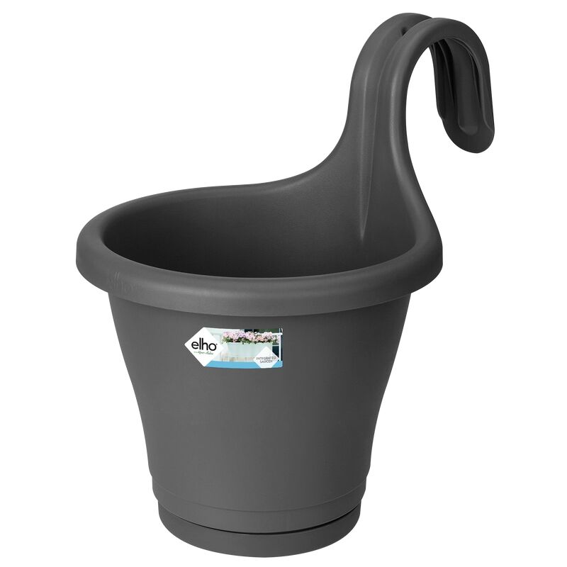 Vaso con supporto ELHO Vibia in polipropilene H 22 cm, L 39 x