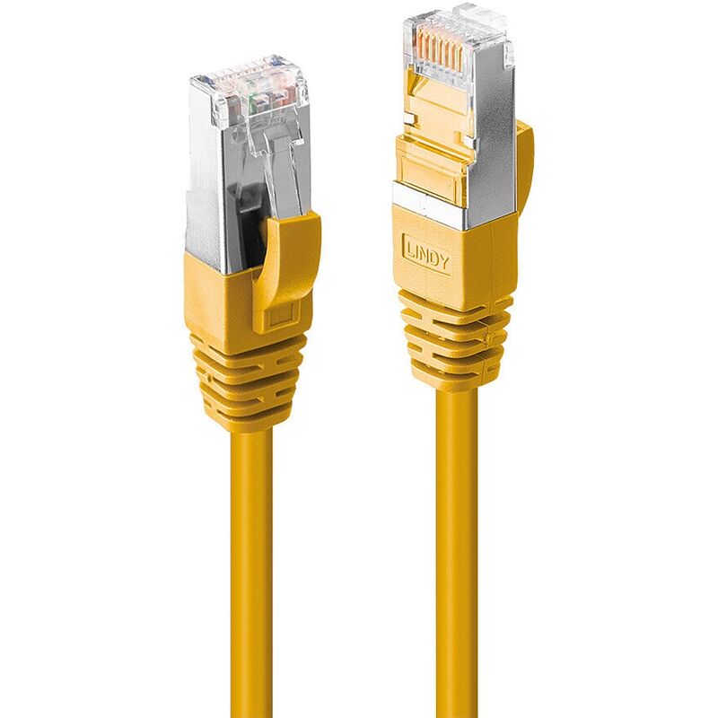 Cavo Patch Cat.7 Plug RJ45 6A S/FTP LSZH 1m Giallo - INTELLINET