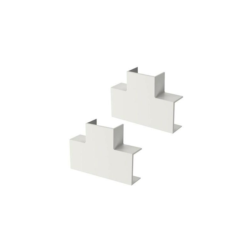 GGK SET DI 2 DEVIATORI A T PER ELETTRICO STAMPAGGIO 7X12MM BIANCO