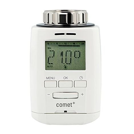 Thermostat de radiateur Eurotronic Comet Plus 700083 électronique 8 à 28 °C X572722
