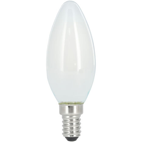 LAMPADINA FILAM. LED, E14, 470LM REM. 40 W, AMP. BGIE, MATE, BLC CHD, RG.  XAVAX