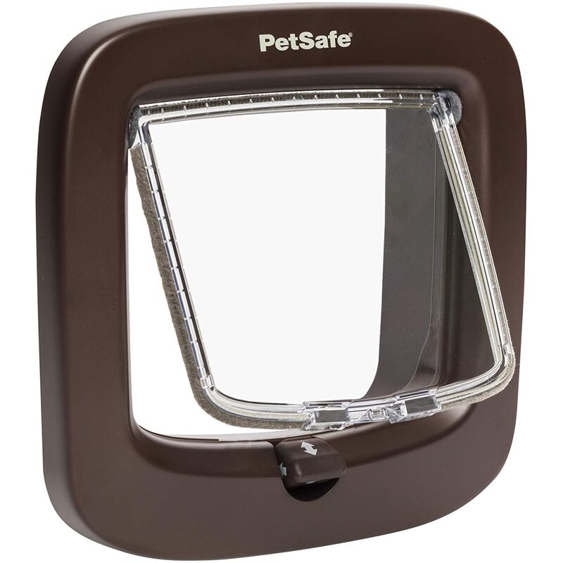 PETSAFE PUERTA PARA GATOS CON BLOQUEO MANUAL, PUERTA PARA GATOS DURADERA CON INSTALACION FÁCIL, DE LOS FABRICANTES DE STAYWELL 6