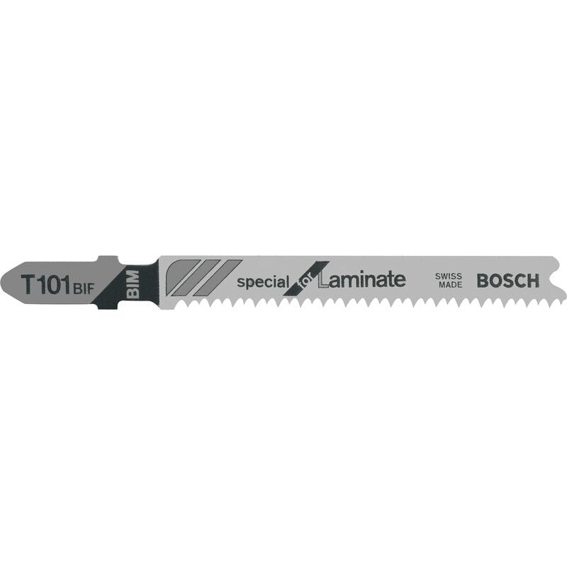 Bosch Professional 5 x hojas de sierra calar t 101 bif special for laminate para corte recto accesorios 2 608 636 431