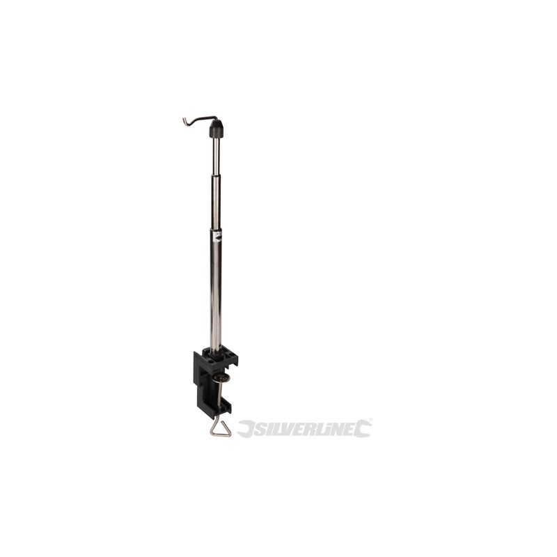 SILVERLINE 240271 - SOPORTE TELESCÓPICO CON GANCHO PARA HERRAMIENTA ROTATIVA (550 MM)