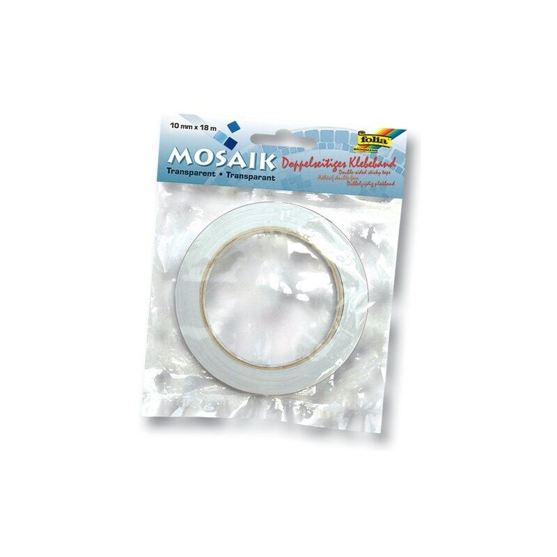 Bringmann Cinta Aislante 10 mm x 18 doble cara transparente adh 10mm 18m 55023