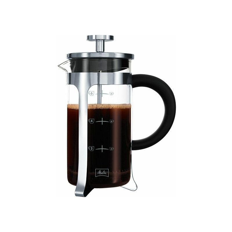 MELITTA FRENCH PRESS PREMIUM SINGLE FRENCH PRESS - CAFETERAS DE ÉMBOLO (SINGLE FRENCH PRESS, VIDRIO, ACERO INOXIDABLE, NEGRO, AC