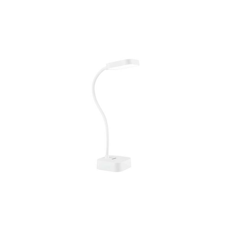 Philips Rock De mesa led 5w blanca tipo flexo ivory luz con 3 escenas 2700 3600 5000k carga usb dsk211 8719514443815 5