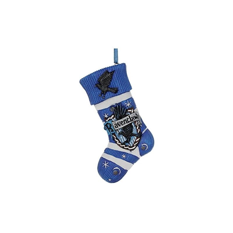 NEMESIS NOW HARRY POTTER CALCETINES DE NAVIDAD PARA COLGAR CON LICENCIA OFICIAL RAVENGLIDE AZUL B5620T1