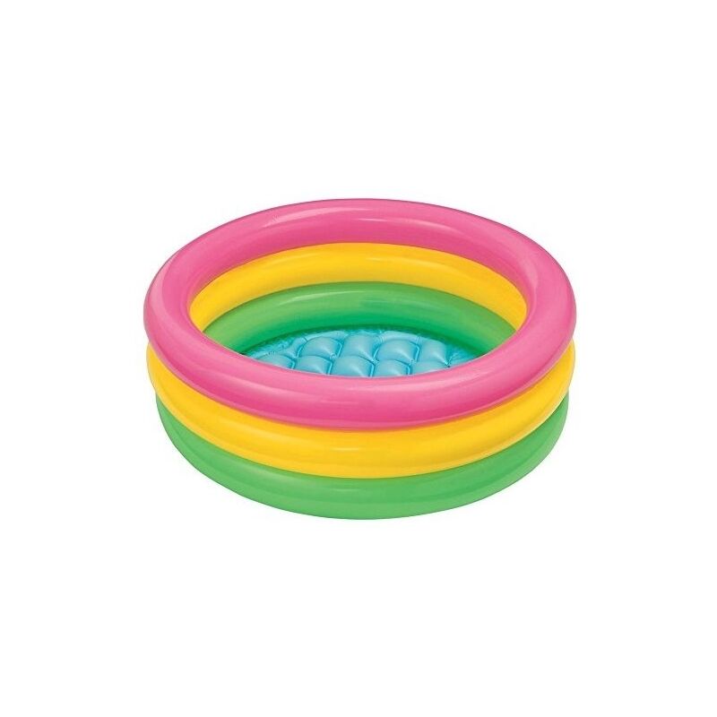 INTEX 57107NP PISCINA SOBRE SUELO HINCHABLE REDONDA MULTICOLOR