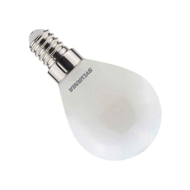 Bombilla tubular LED E14 blanco satinado