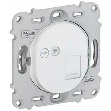 Ovalis - prise RJ45 - cat.5 UTP - téléphone - sans plaque de finition (S261471)